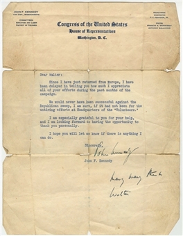 John F. Kennedy Signed Typed Letter (PSA/DNA)